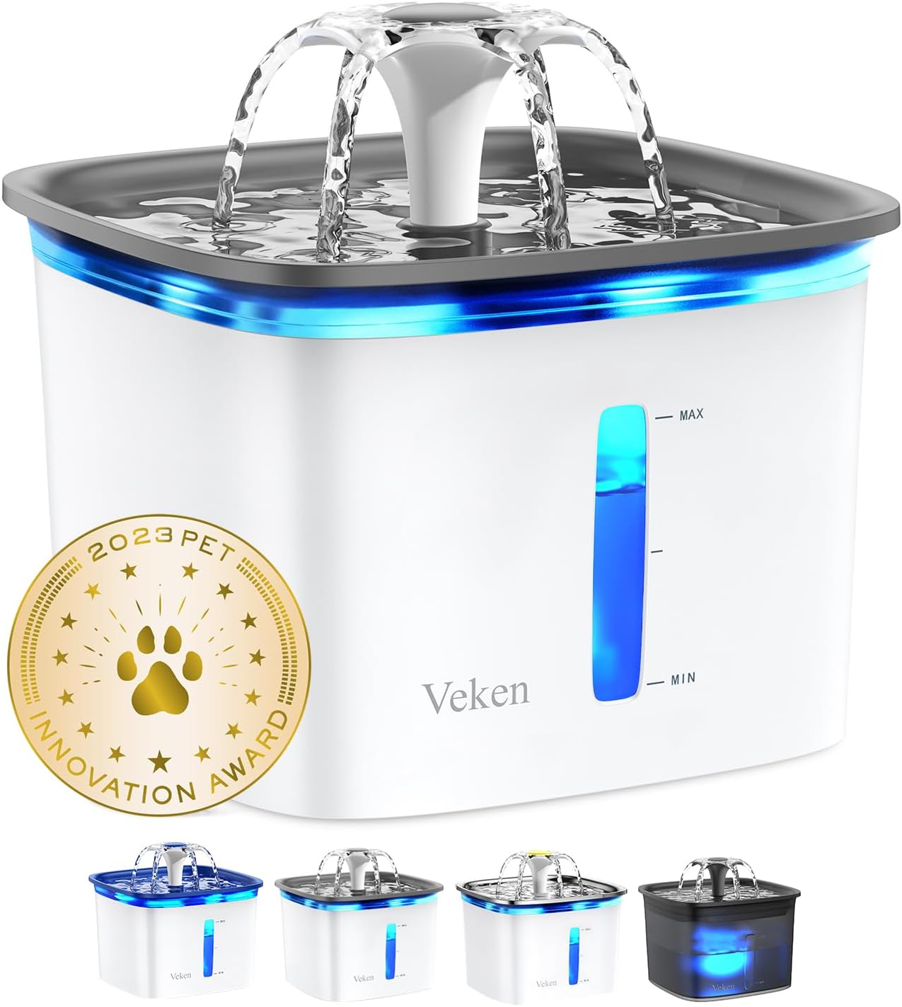 Veken 95oz Automatic Pet Water Fountain