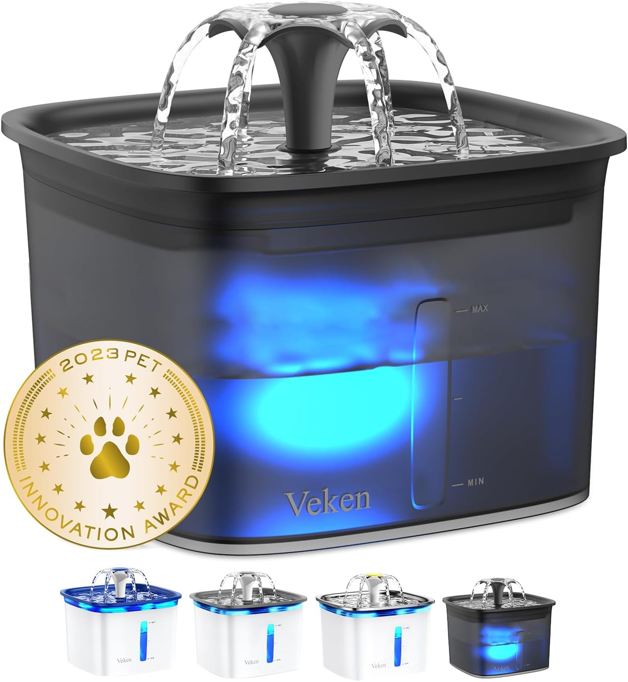Veken 95oz Automatic Pet Water Fountain