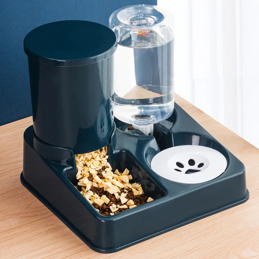 2-in-1 Automatic Cat Feeder & Waterer