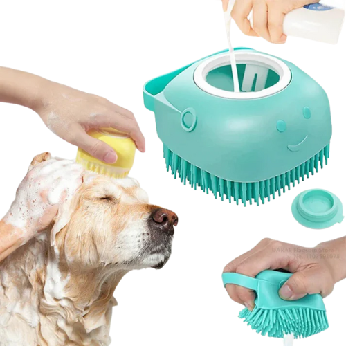 Dog Bathing Massage Brush