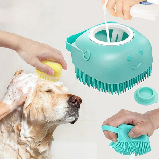 Dog Bathing Massage Brush